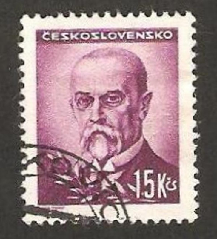 tomas masaryk, presidente checo