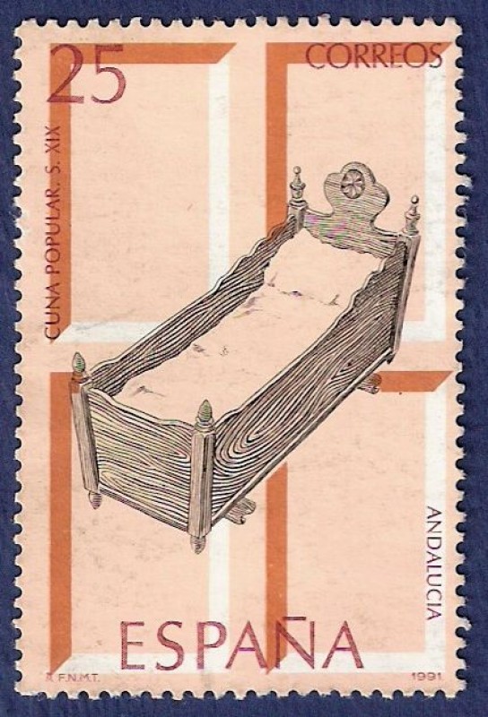 Edifil 3130 Cuna popular 25