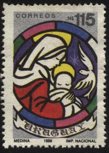 Navidad. María y el niño Jesús. 