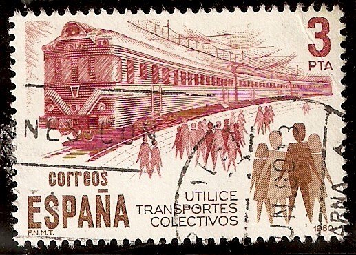Utilice transportes públicos. Ferrocarril
