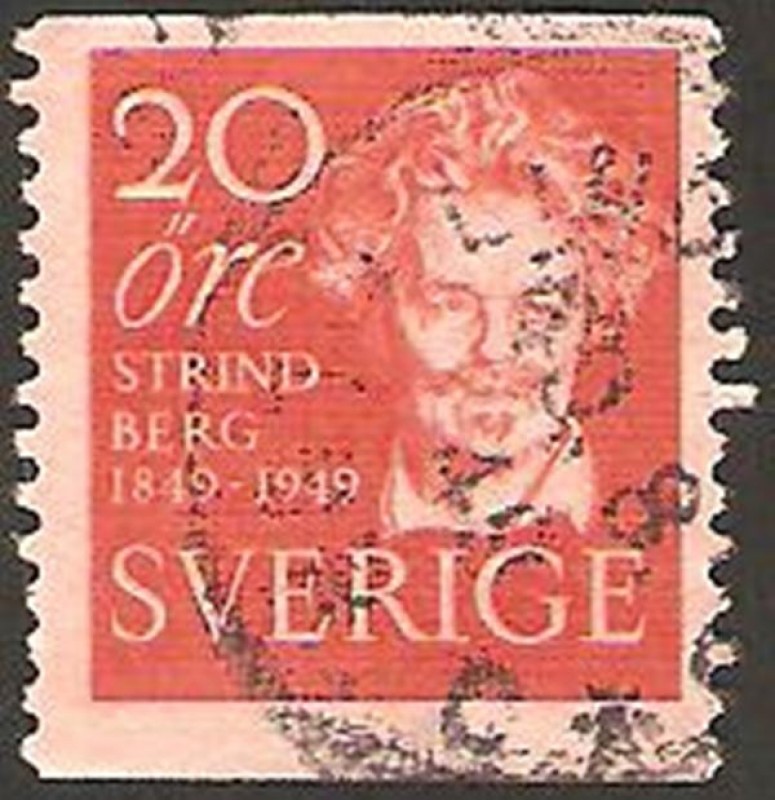 centº del nacimiento de strindberg, escritor y dramaturgo