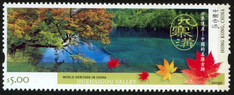 CHINA - Región de interés panorámico e histórico del Valle de Jiuzhaigu