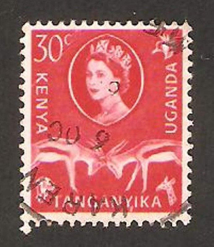 Elizabeth II y gacelas 