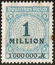 DEUTSCHES REICH - IMPERIO ALEMAN -  1 MILLION