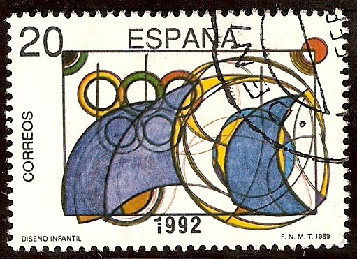 Diseño Infantil. José Luis Villegas, ganador I Concurso Filatélico Escolar