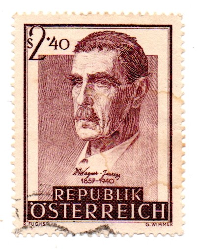 1957-Tipo.bo-CENTENARIO NACIMIENTO del Prof. JULIUS WAGNER-JAUREGG