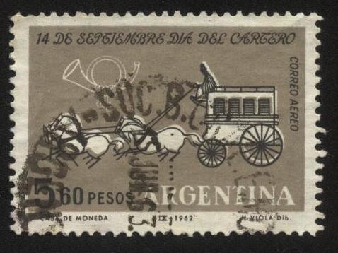 Diligencia Postal. 14 de setiembre día del cartero.