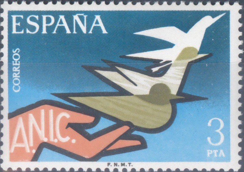 ESPAÑA 1976_2378 Asociación Nacional de Inválidos Civiles. Scott 2017