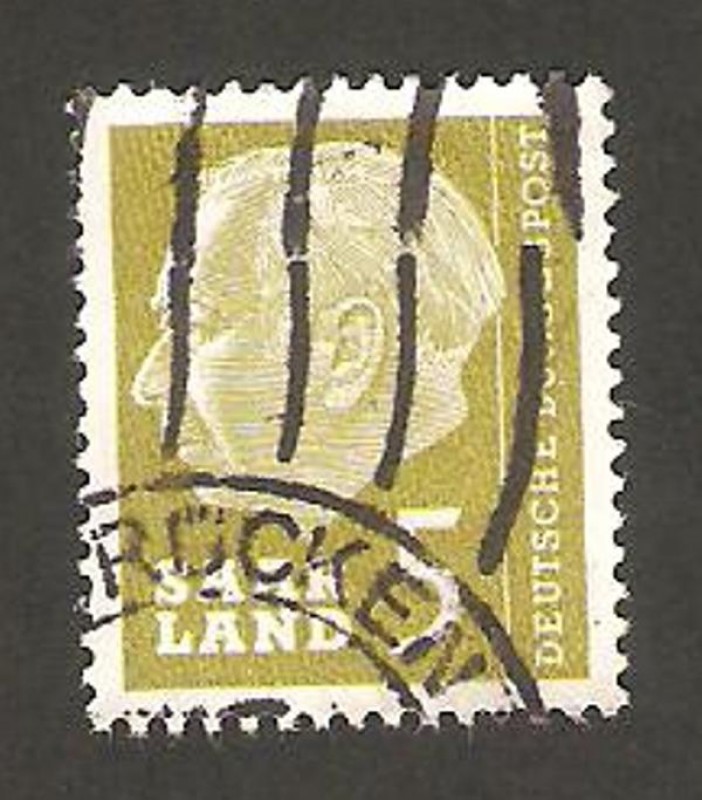 Saar -  Presidente Heuss