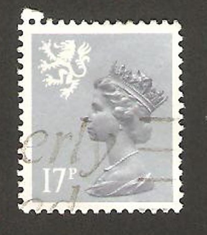 elizabeth II, emisión regional de Escocia