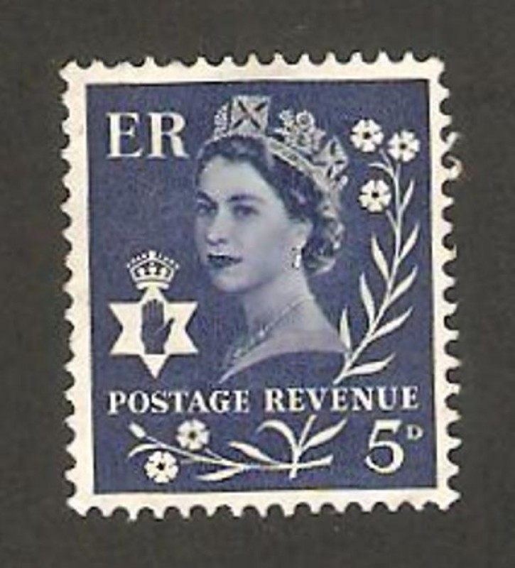 Elizabeth II, emisión regional de Irlanda del Norte