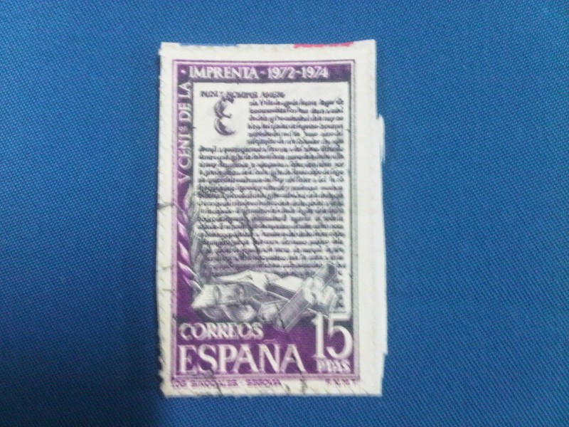 Ed:2166 - V centenario de la Imprenta 1972-1974 - Los sinodales-Segovia.E2166