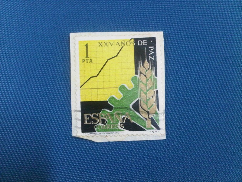 XXV años de paz española. Desarrollo económoco. Ed: 1582