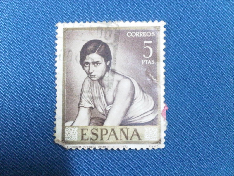 Día del Sello.-Chiquita Piconera -Pintorres:Romero de Torres. Ed:1665.