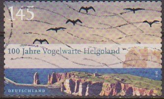 Alemania 2010 Sello Paisaje Aniv. Vogelwarte Helgoland usado Allemagne Duitsland Germania Germany