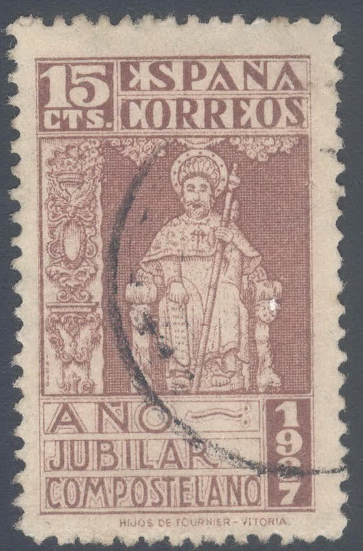 ESPAÑA 1937_833.01 Año Santo Compostelano
