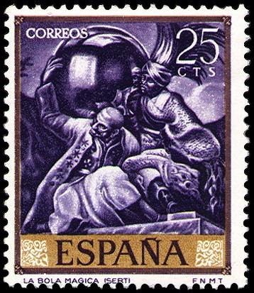 1710 - Pintura - La bola mágica