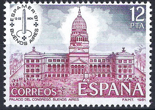 2632 Exposición Filatelica Internacional de América, España y Portugal. ESPAMER-81.