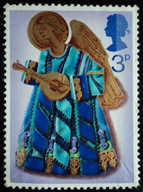 Navidad 1972 / Angel con laúd