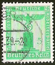 DEUTSCHES REICH - DIENFMARKE - AGUILA DEL REICH