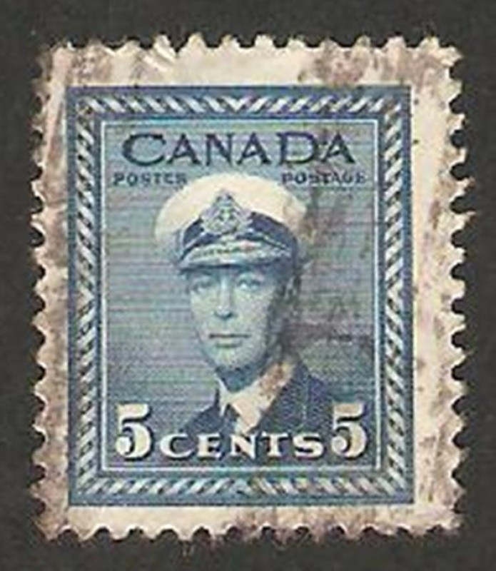 211 - George VI, con uniforme de  la marina