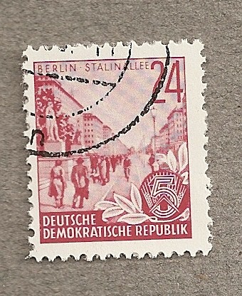 Calle Stalin en Berlín