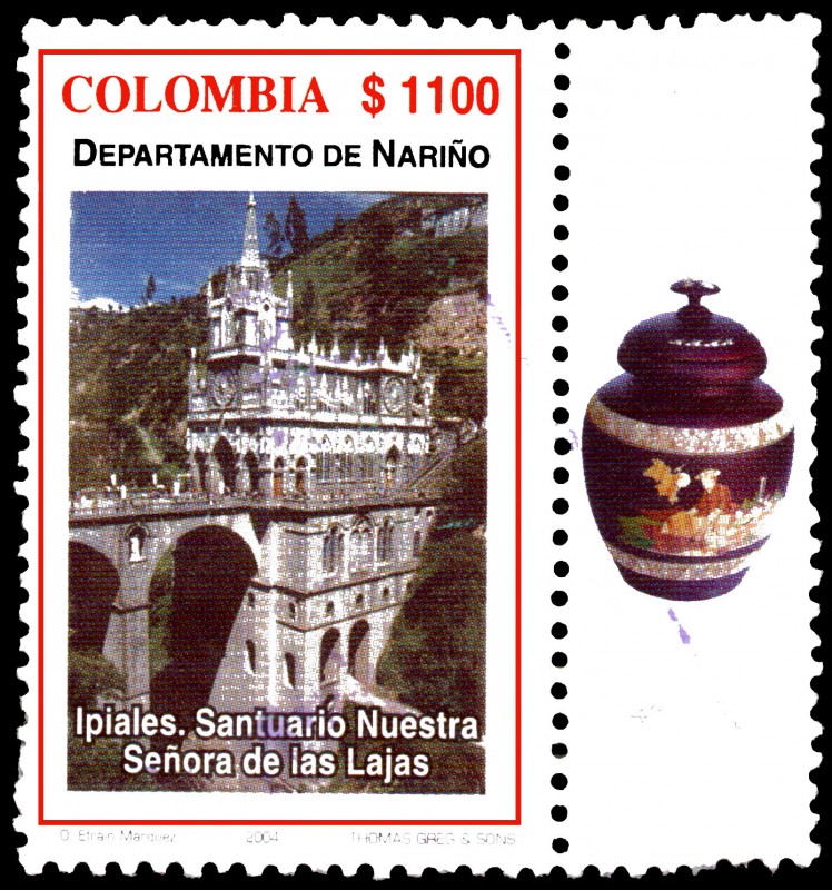 EMISIÓN POSTAL SERIES DEPARTAMENTOS DE COLOMBIA - NARIÑO