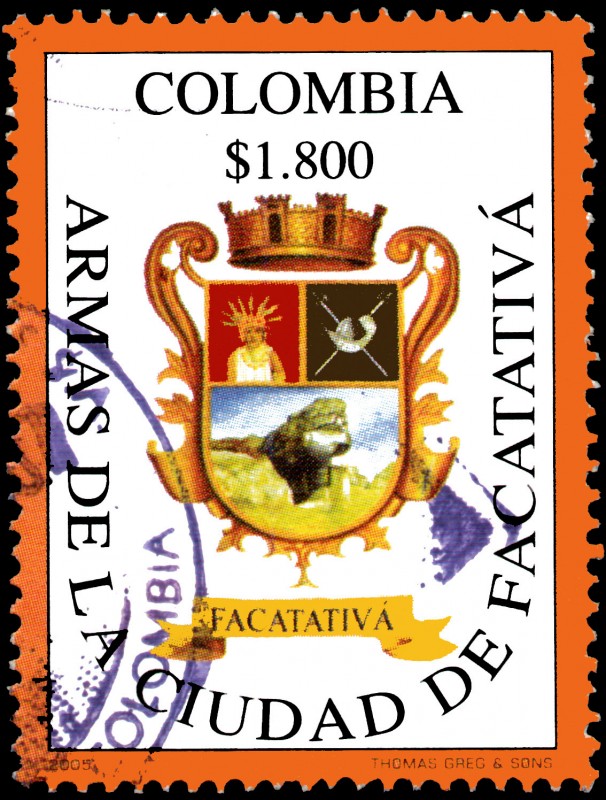 EMISIÓN POSTAL SERIE HERÁLDICA CENTENARIO DE FACATATIVÁ