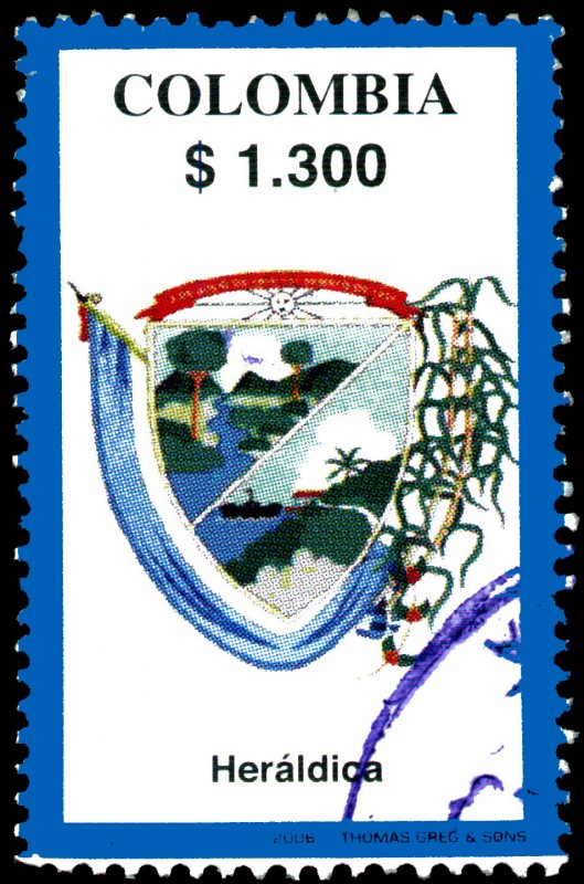 EMISIÓN POSTAL DEPARTAMENTOS DE COLOMBIA - VALLE DEL CAUCA