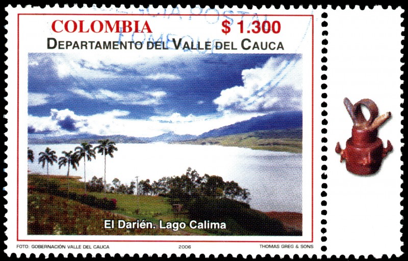 EMISIÓN POSTAL DEPARTAMENTOS DE COLOMBIA - VALLE DEL CAUCA