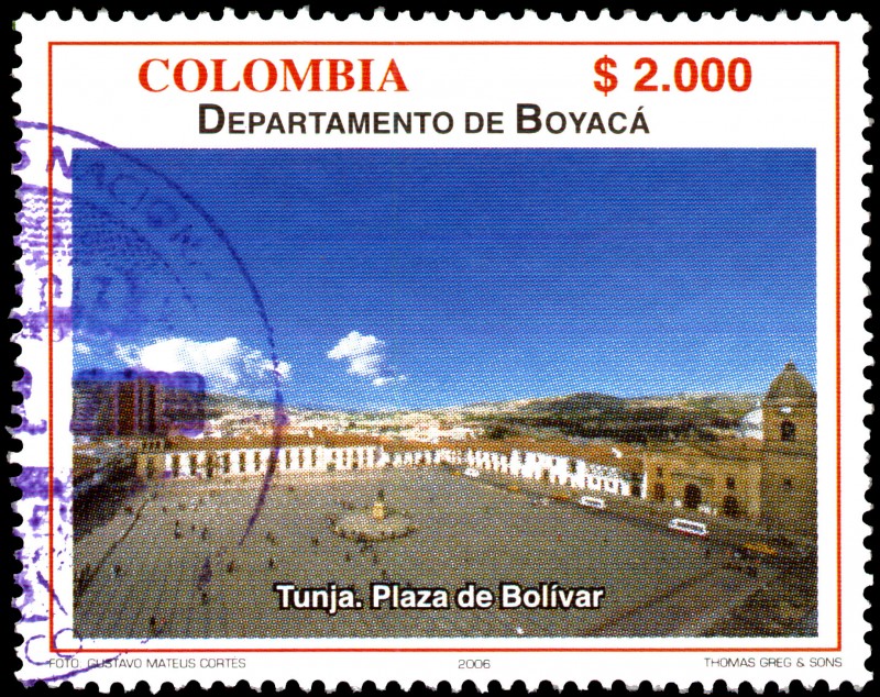 EMISIÓN POSTAL DEPARTAMENTOS DE COLOMBIA - BOYACÁ