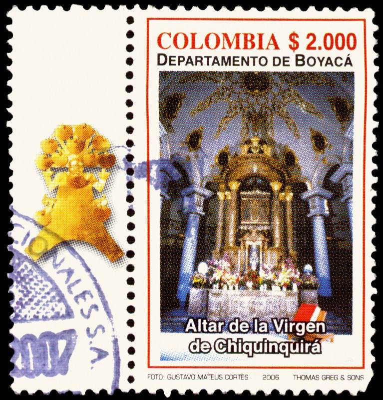EMISIÓN POSTAL DEPARTAMENTOS DE COLOMBIA - BOYACÁ