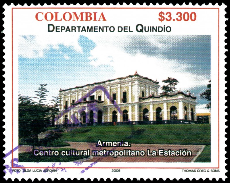 EMISIÓN POSTAL DEPARTAMENTOS DE COLOMBIA - QUINDÍO