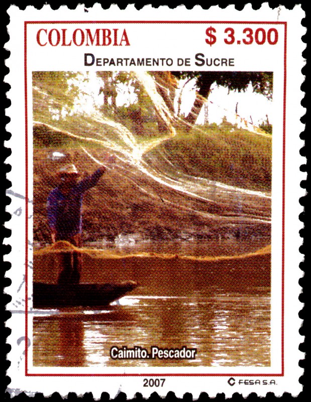 EMISIÓN POSTAL DEPARTAMENTOS DE COLOMBIA - SUCRE