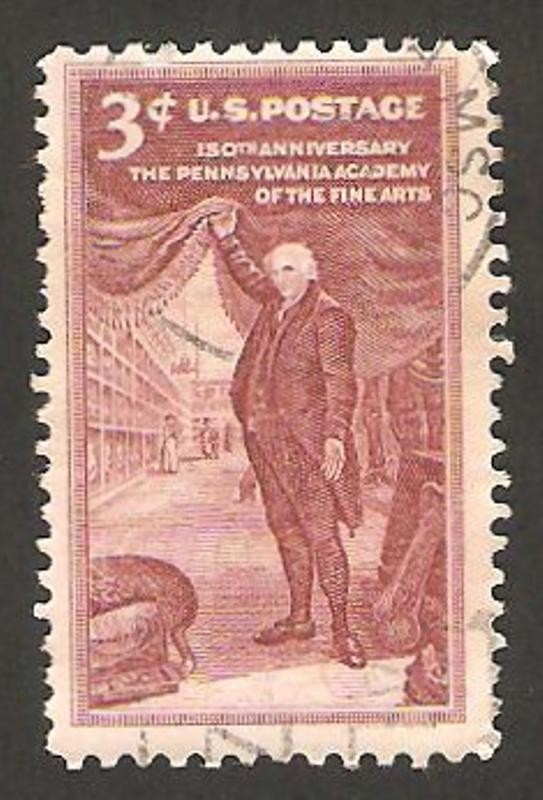 591 - 150 anivº de la creación de la academia de bellas artes de Pensylvania