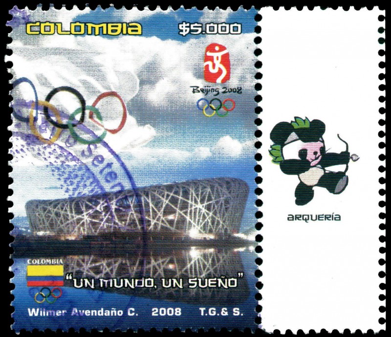 EMISIÓN POSTAL BEIJING 2008. JUEGOS DE LA XXIX OLIMPIADA “UN MUNDO, UN SUEÑO”