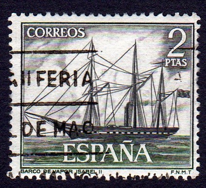 BARCO DE VAPOR ISABEL II