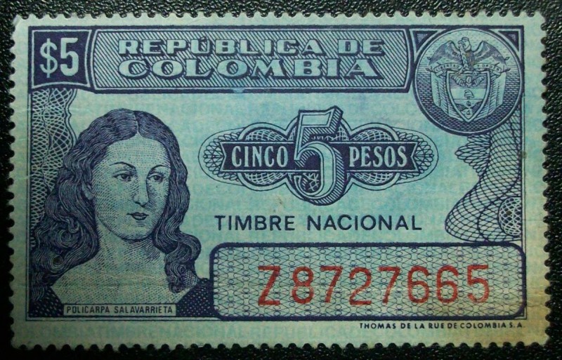 Timbre Nacional Policarpa Salavarrieta