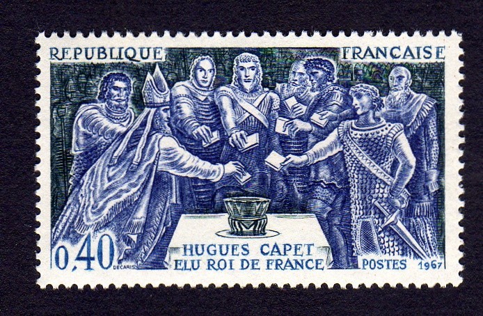HUGUES CAPET ELU ROI DE FRANCE