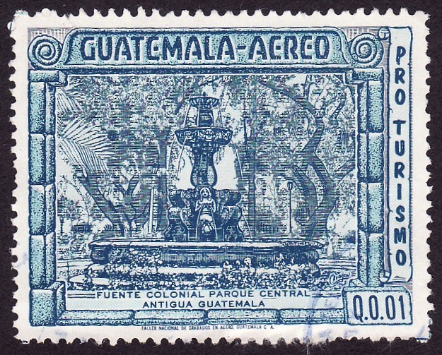 PRO TURISMO Fuente Colonial Parque Central Antigua Guatemala