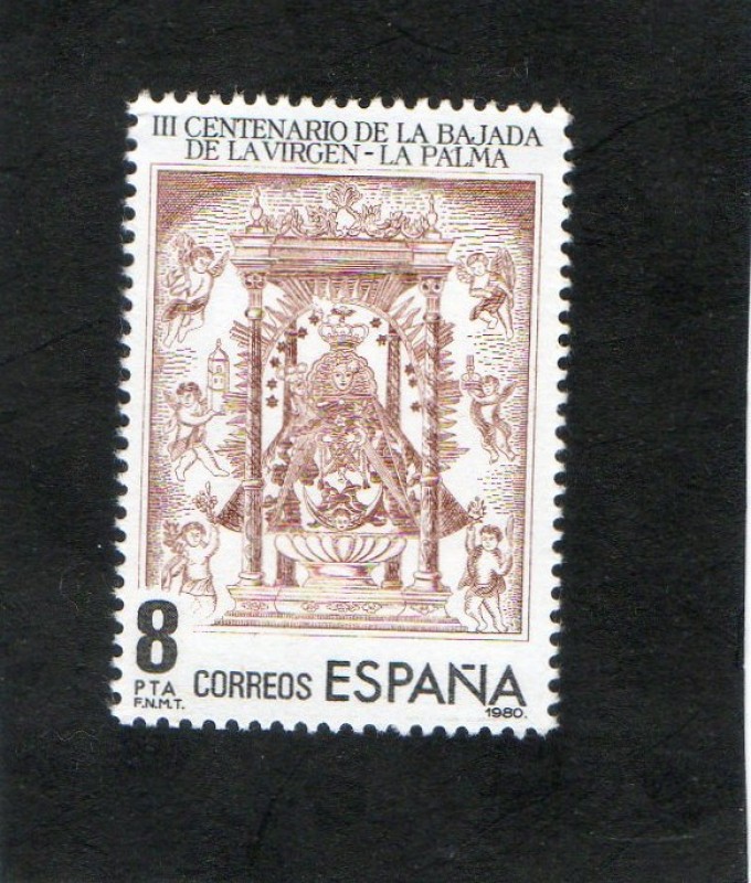 2577- III CENTENARIO DE LA BAJADA DE LA VIRGEN- LA PALMA