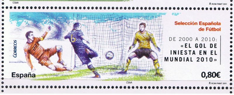 Edifil  4666 D Seleción Española de Fútbol.   
