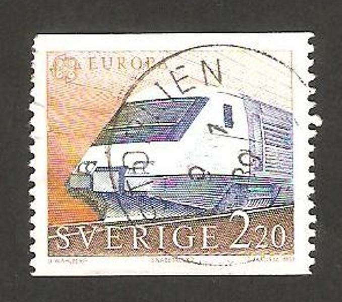 1477 - Europa Cept, ferrocarril