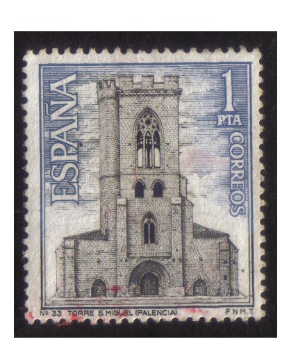 (1803) Serie Turística. Torre de San Miguel (Palencia)