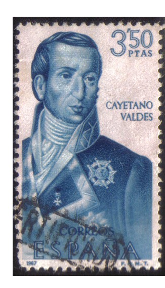 (1825) Forjadores de América. Cayetano Valdés