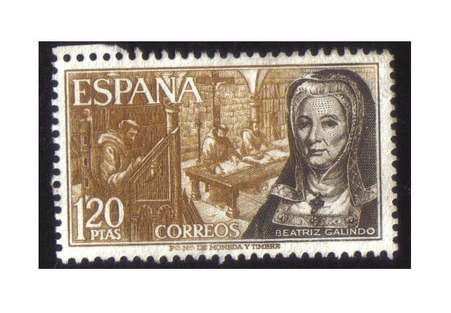 (1864) Personajes Españoles.  Beatriz Galindo
