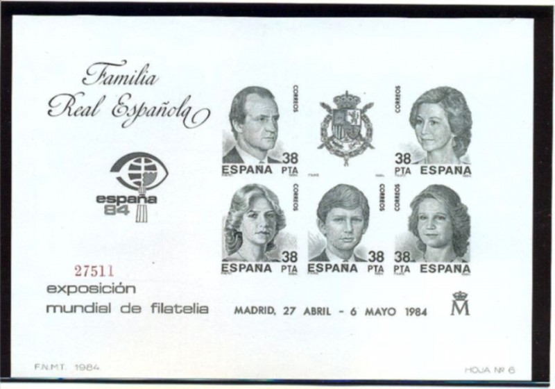 1984 27 Abril Exposicion Mundial de Filatelia 
