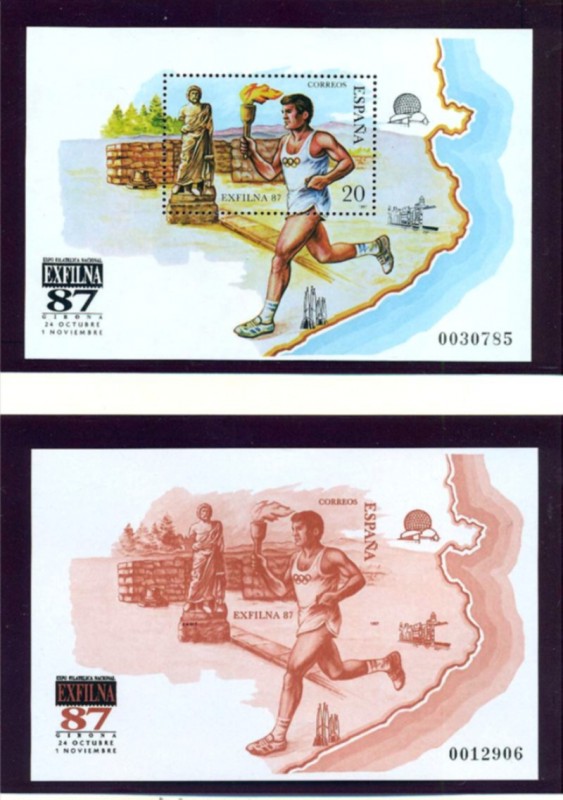 1987 24 de Octubre Exposición Filatelica Nacional EXFILNA 87