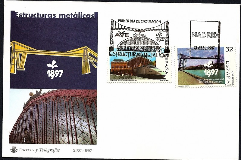 Estructuras metálicas - Puente de Vizcaya - Estación de Atocha - SPD