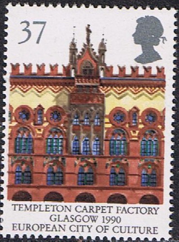 EUROPA 1990. FÁBRICA DE ALFOMBRAS TEMPLETON, GLASGOW